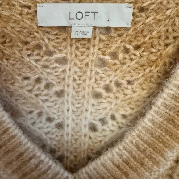 EUC LOFT Space Dye V-Neck Sweater - Picture 8 of 9